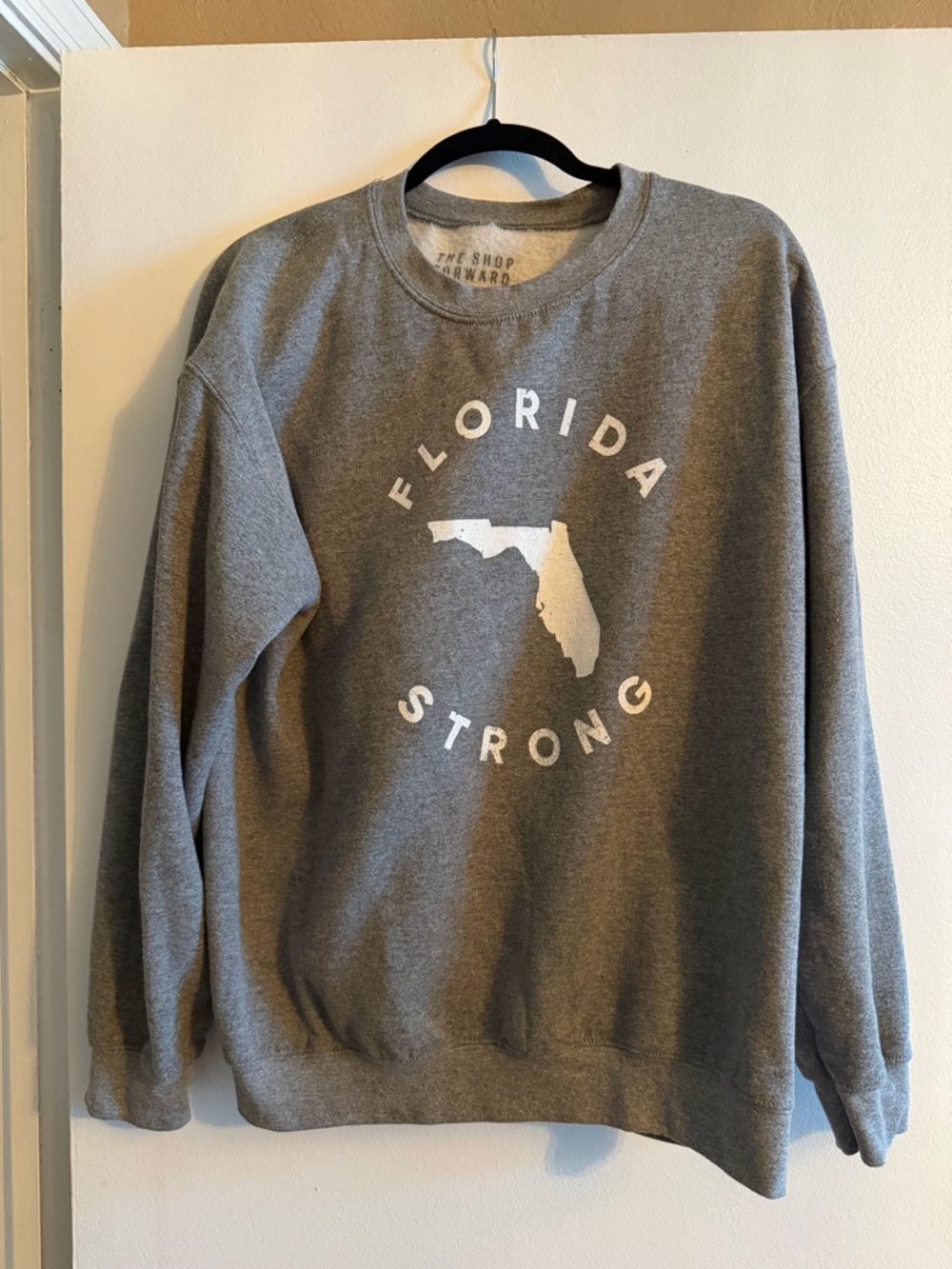 The Shop Forward Florida Strong Size Large L Grey Gray Sweatshirt